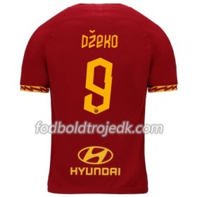 AS Roma Dzeko 9 Hjemme 2019/20 - Fodboldtrøjer(S/S)